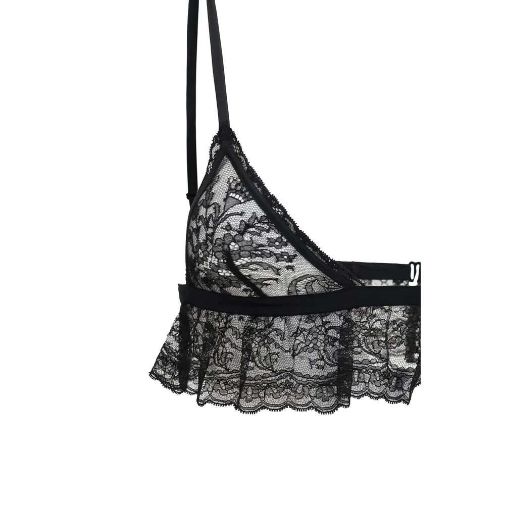 Dolce & Gabbana Black Cotton Bra - Image 3