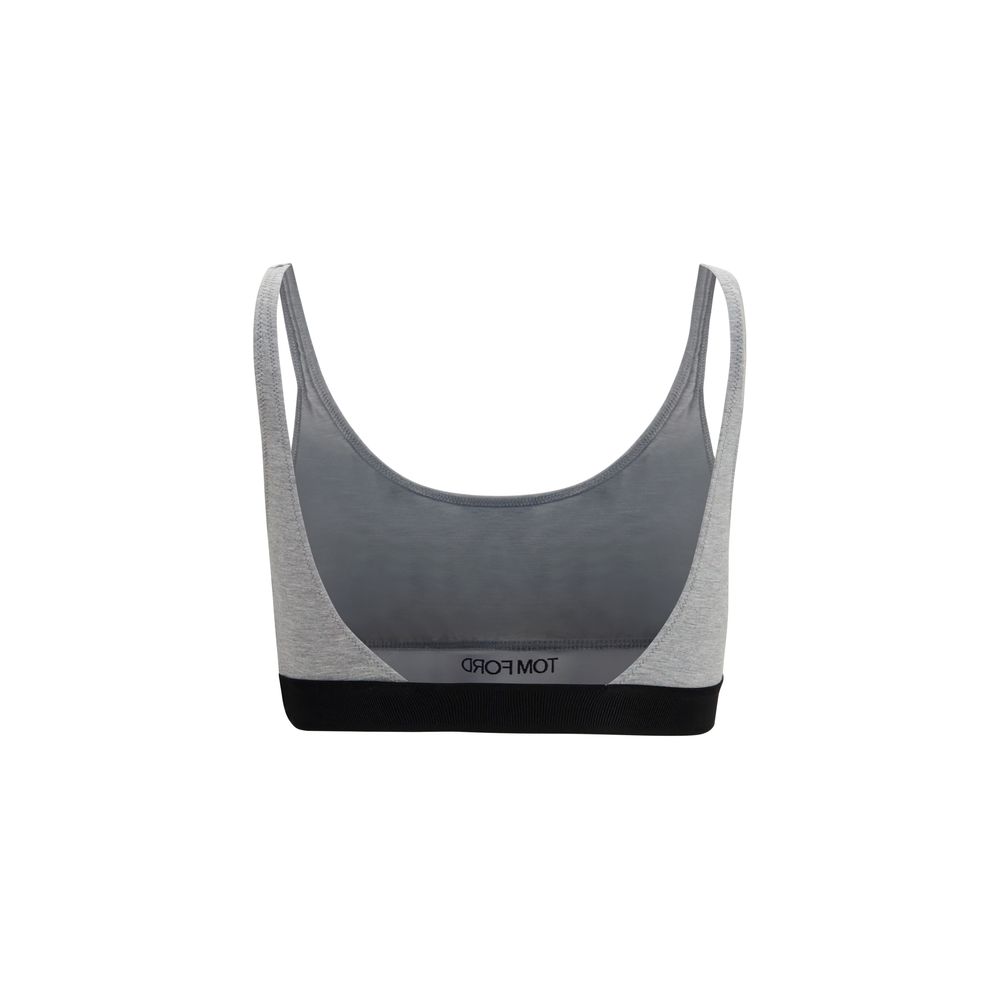 Tom Ford Gray Modal Sport Bra - Image 2