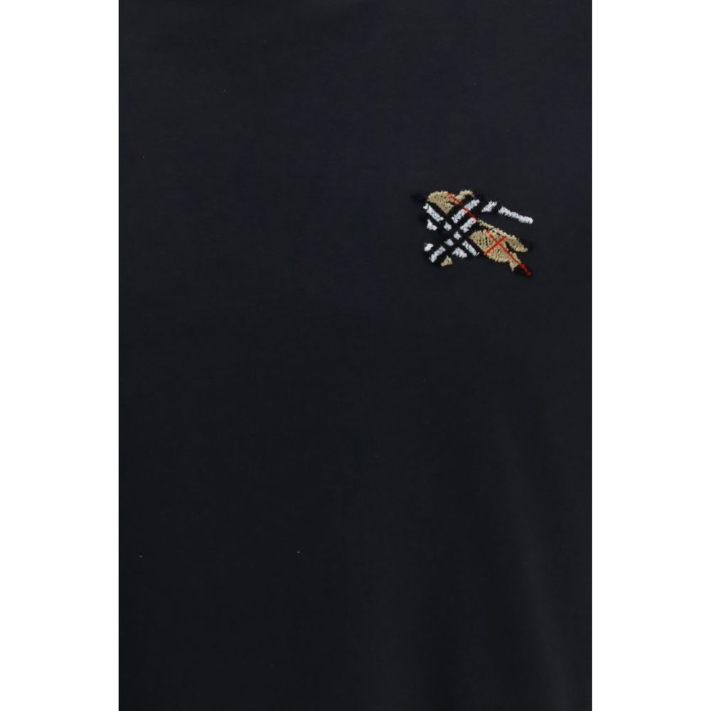 Burberry Black Cotton T-Shirt - Image 3