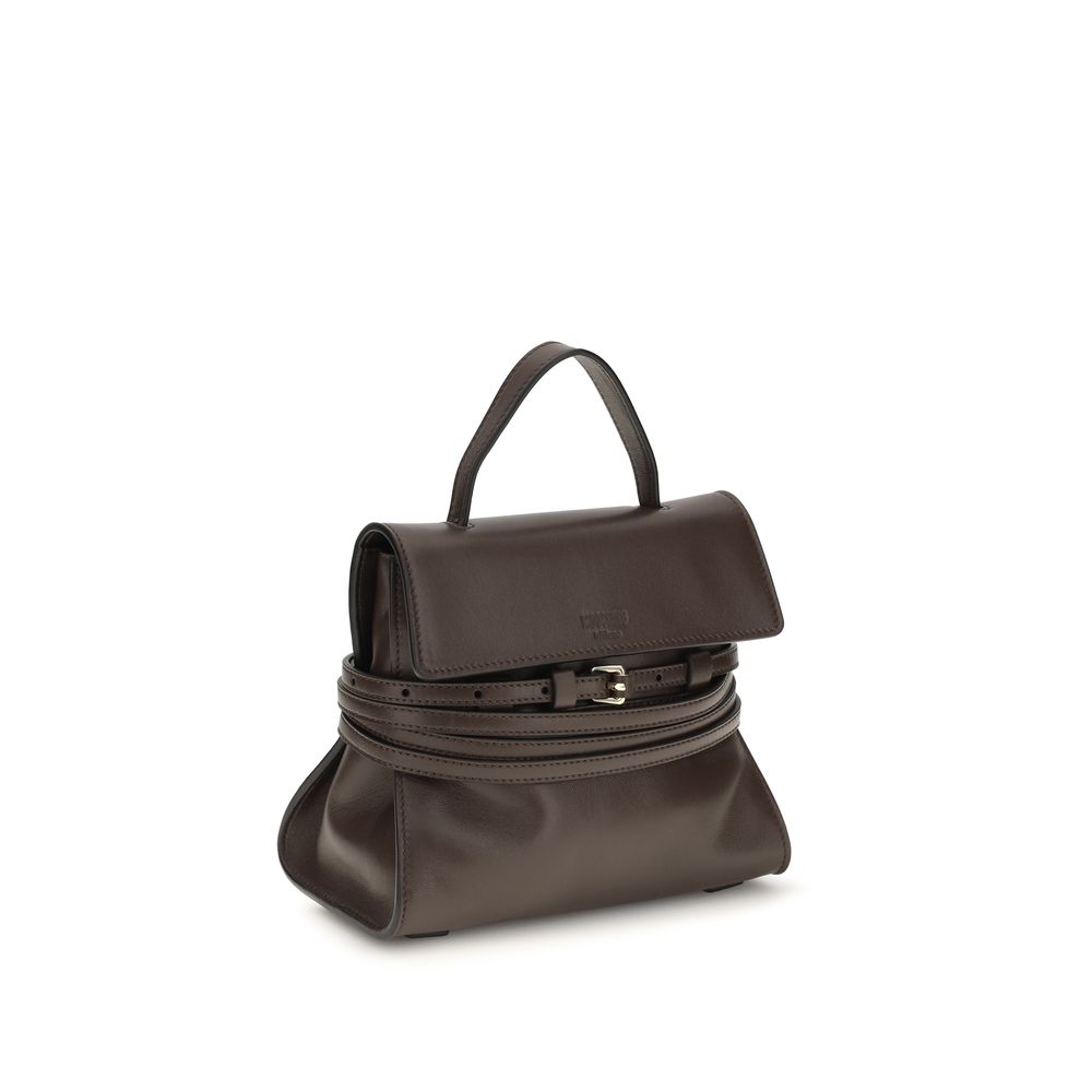 Moschino Brown Goatskin Handbag - Image 2