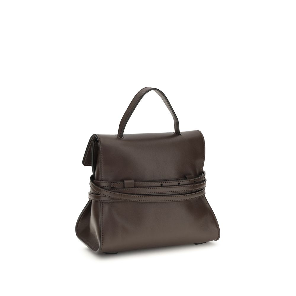 Moschino Brown Goatskin Handbag - Image 3