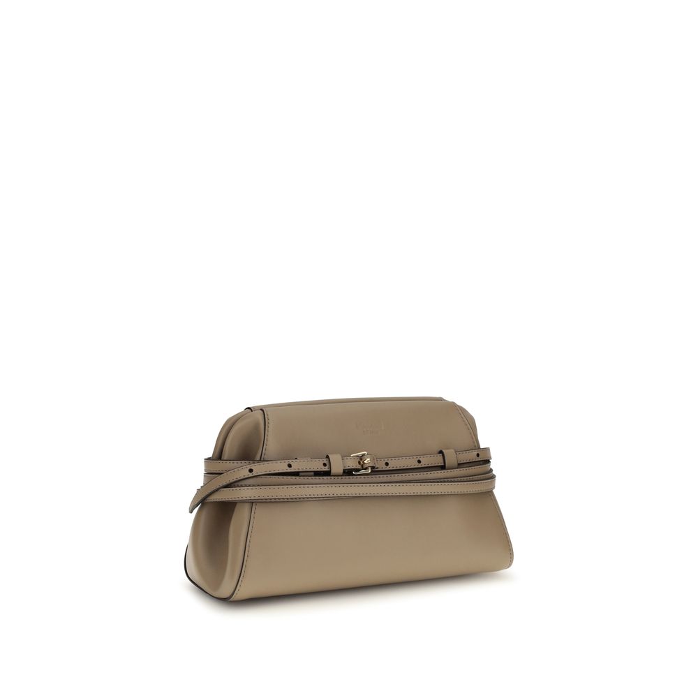 Moschino Beige Goatskin Clutch Bag - Image 2