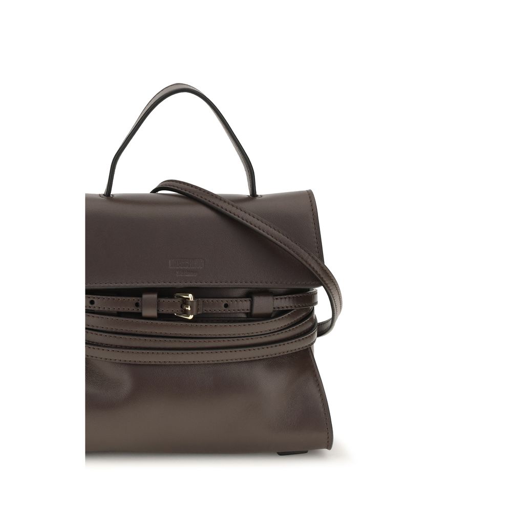 Moschino Brown Goatskin Handbag - Image 4
