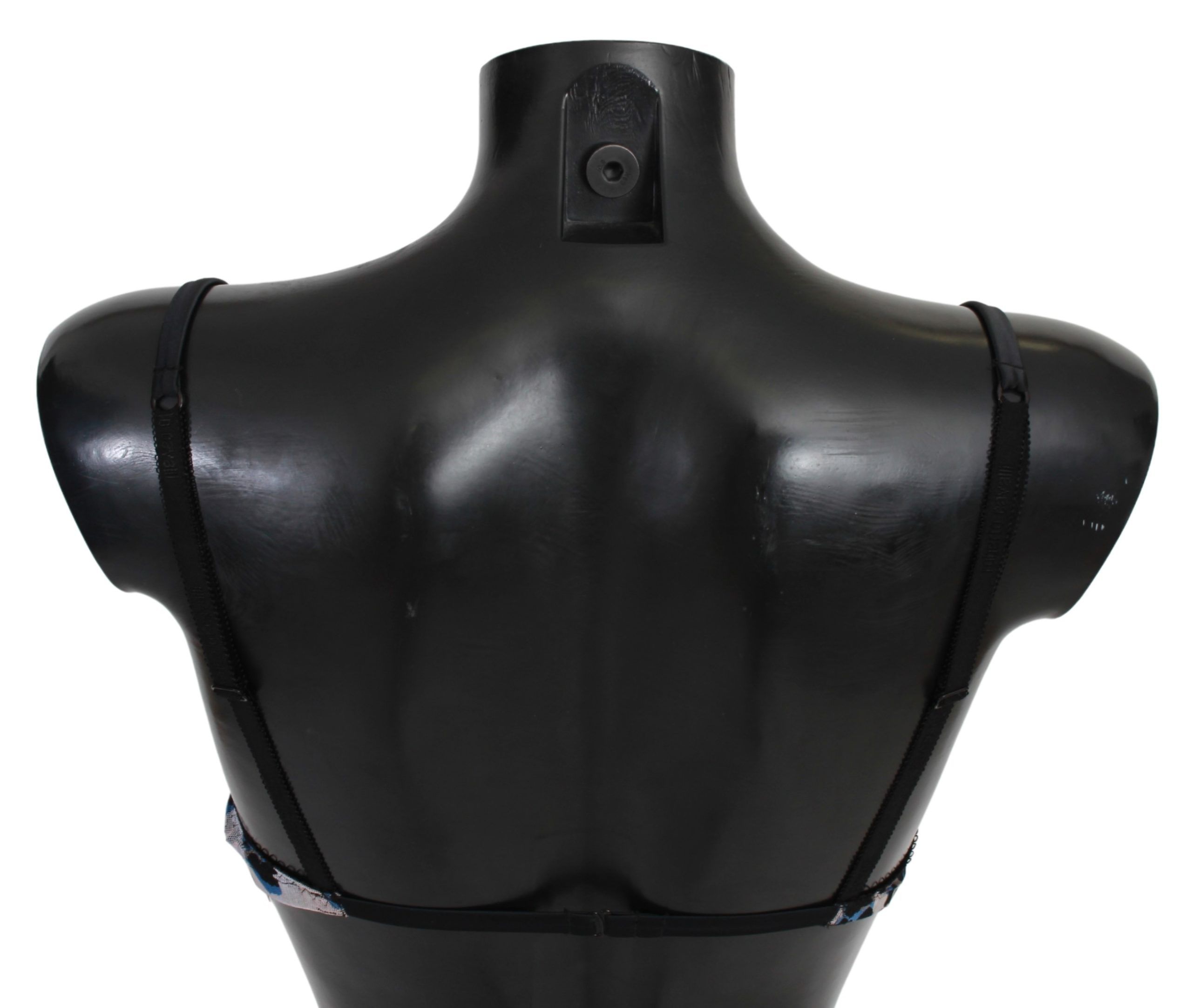 Roberto Cavalli Black Lace Reggiseno Nylon Bra Underwear - Image 3