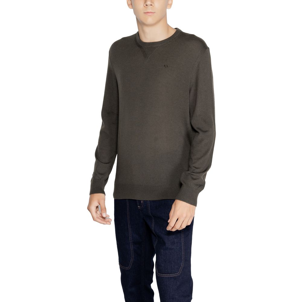 Armani Exchange Green Wool Sweatshirt - Image 3