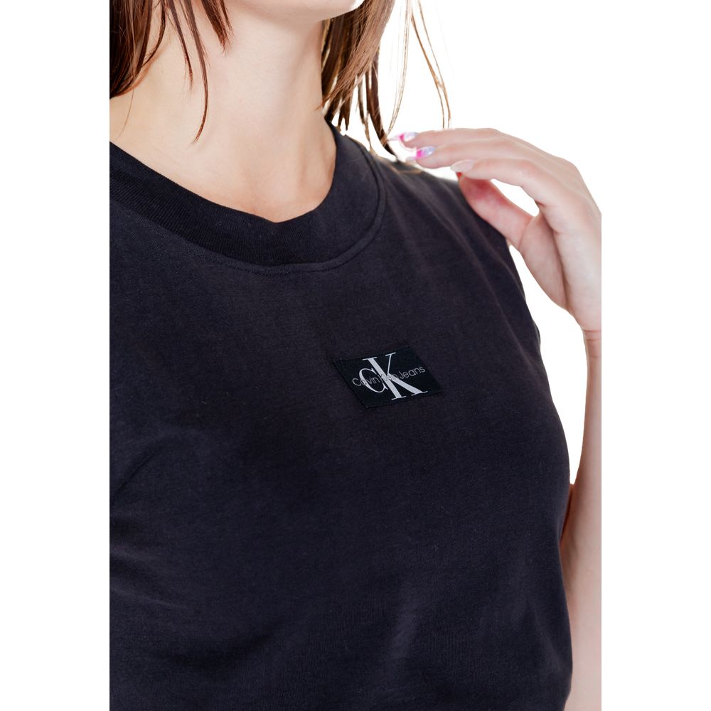 Calvin Klein Jeans Black Cotton T-Shirt - Image 5