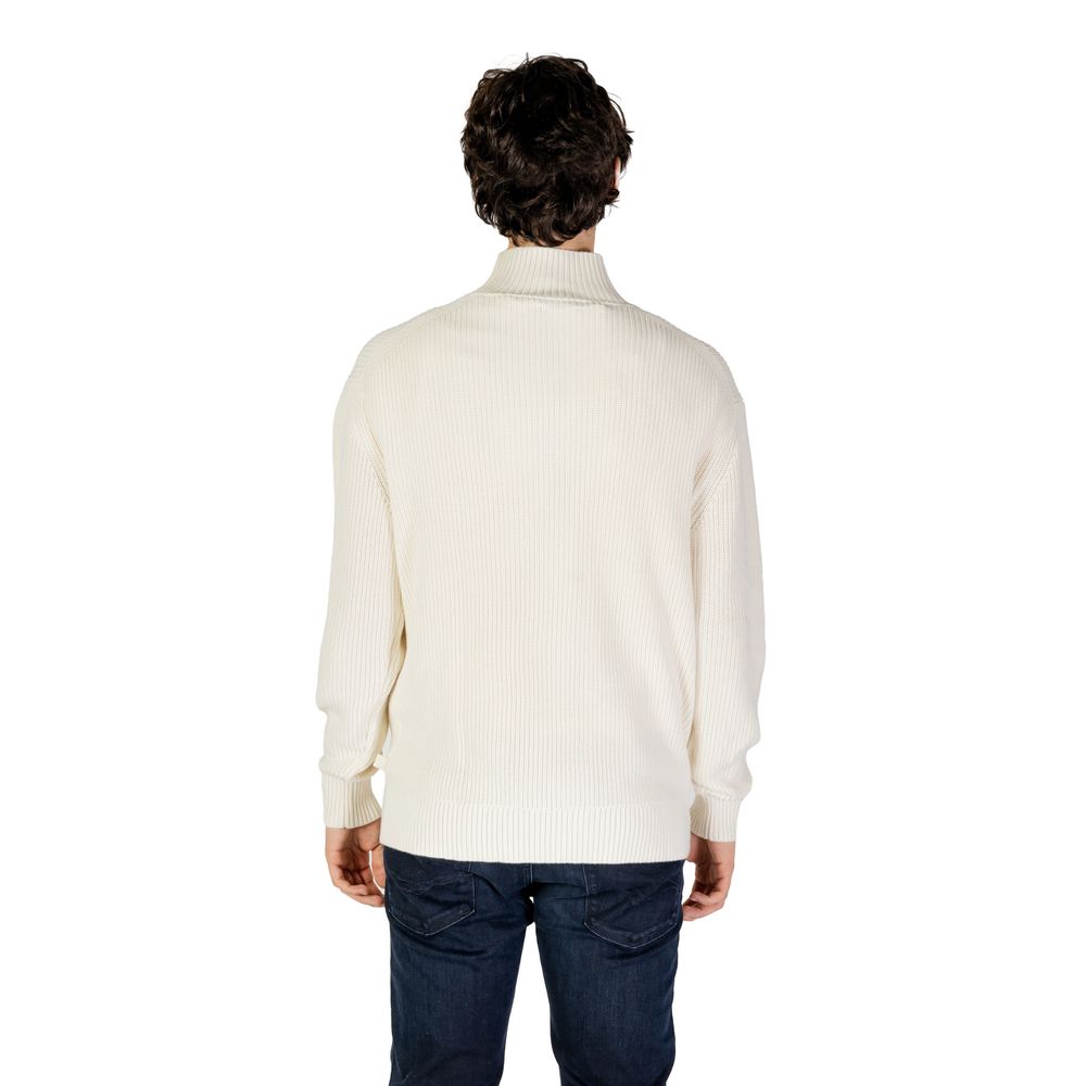 Calvin Klein Jeans Beige Cotton Sweatshirt - Image 2