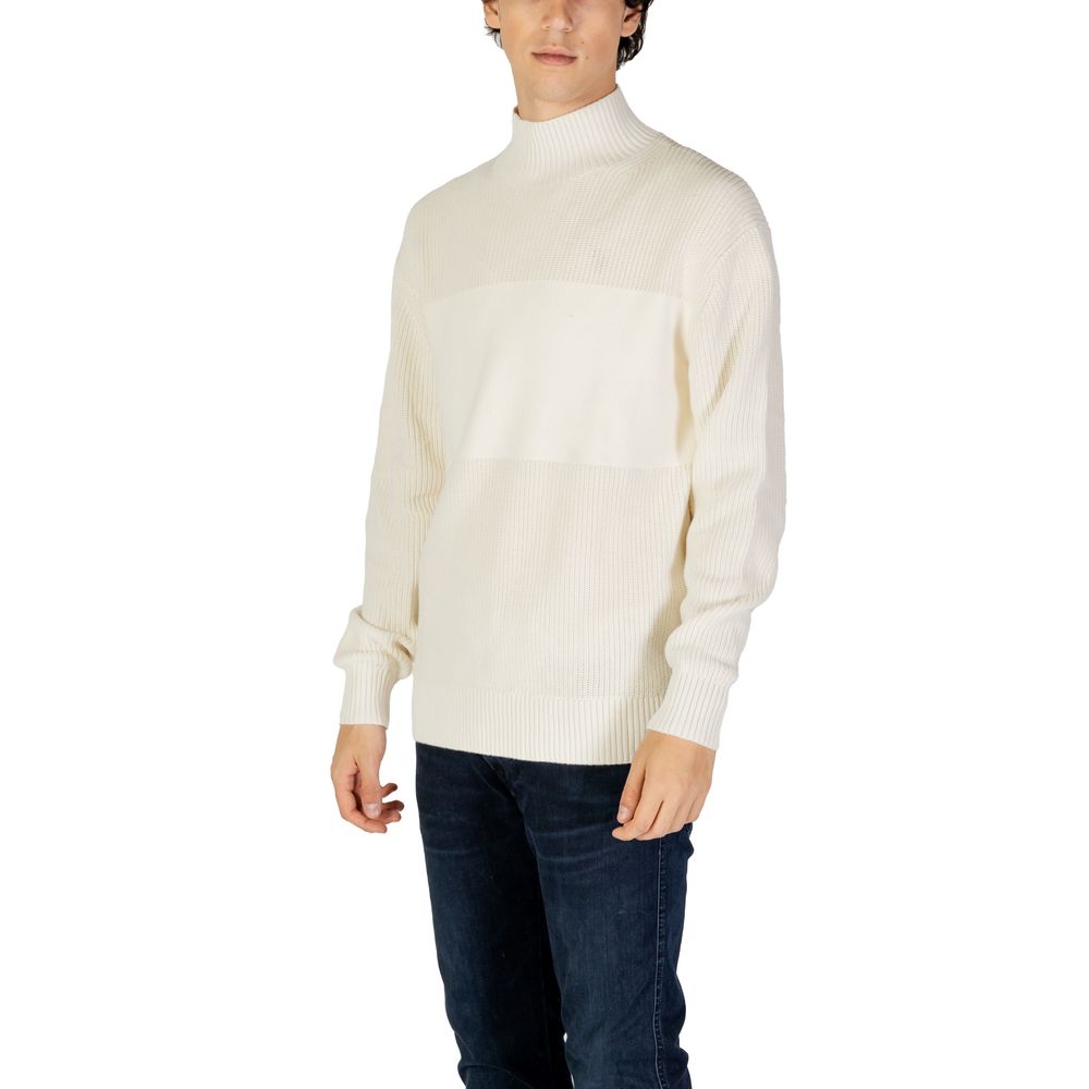 Calvin Klein Jeans Beige Cotton Sweatshirt - Image 3