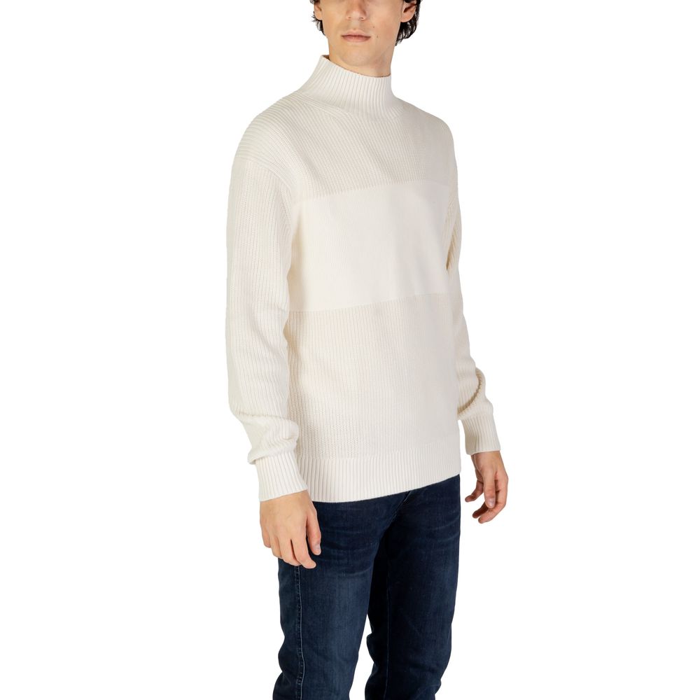 Calvin Klein Jeans Beige Cotton Sweatshirt - Image 4