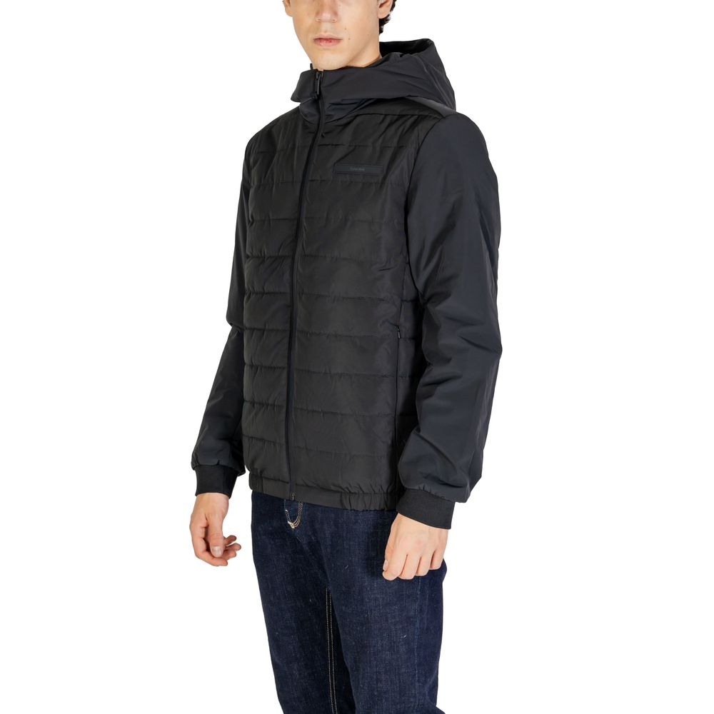 Calvin Klein Black Recycled Polyester Shell Jacket - Image 3