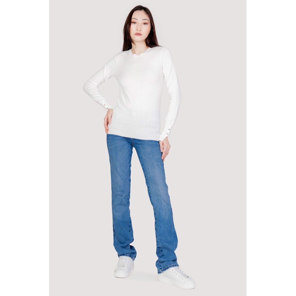 Guess White Cotton Sweatshirt - Image 3