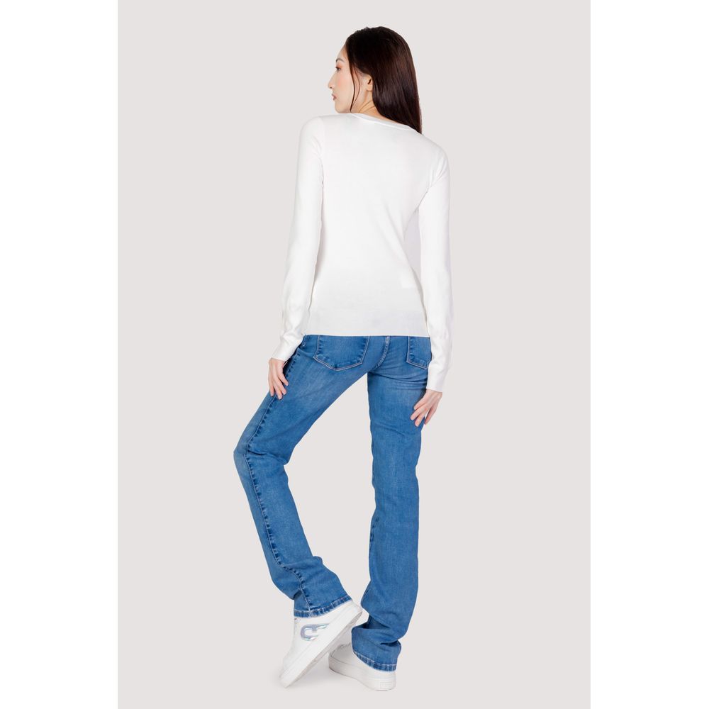 Guess White Cotton Sweatshirt - Image 5