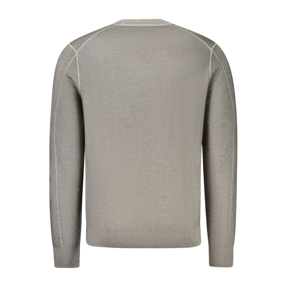 Hugo Boss Grigio Wool Mens Sweater - Image 2