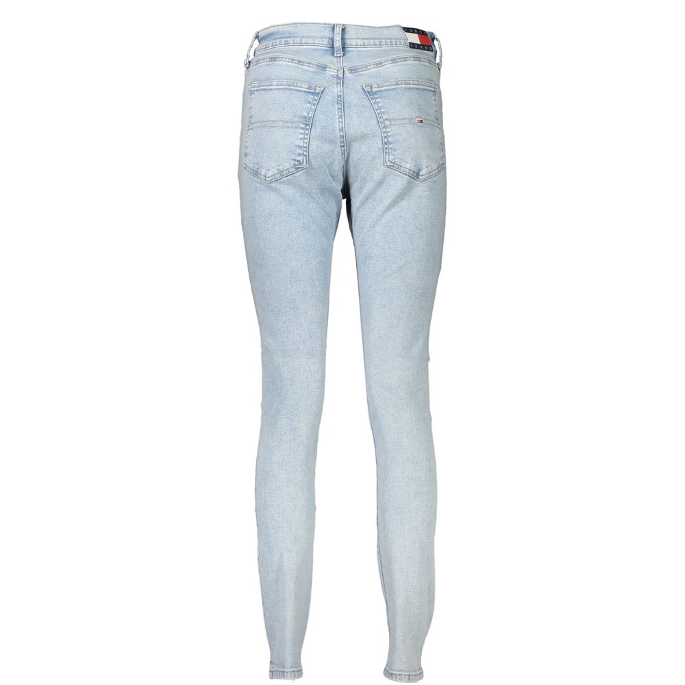 Tommy Hilfiger Azzurro Cotton Women Jeans - Image 2