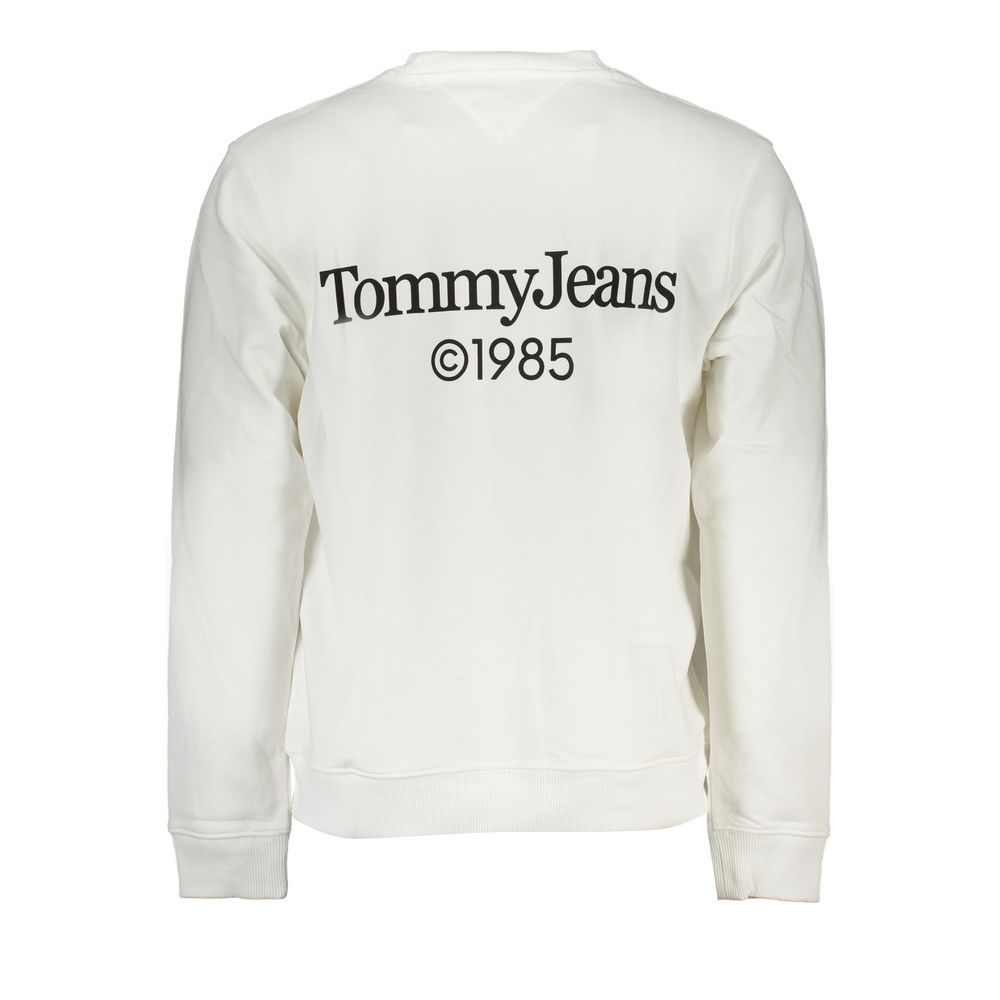 Tommy Hilfiger White Cotton Men's Sweatshirt - Image 2