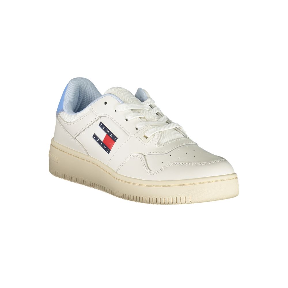 Tommy Hilfiger White Polyurethane Women Sneaker - Image 2