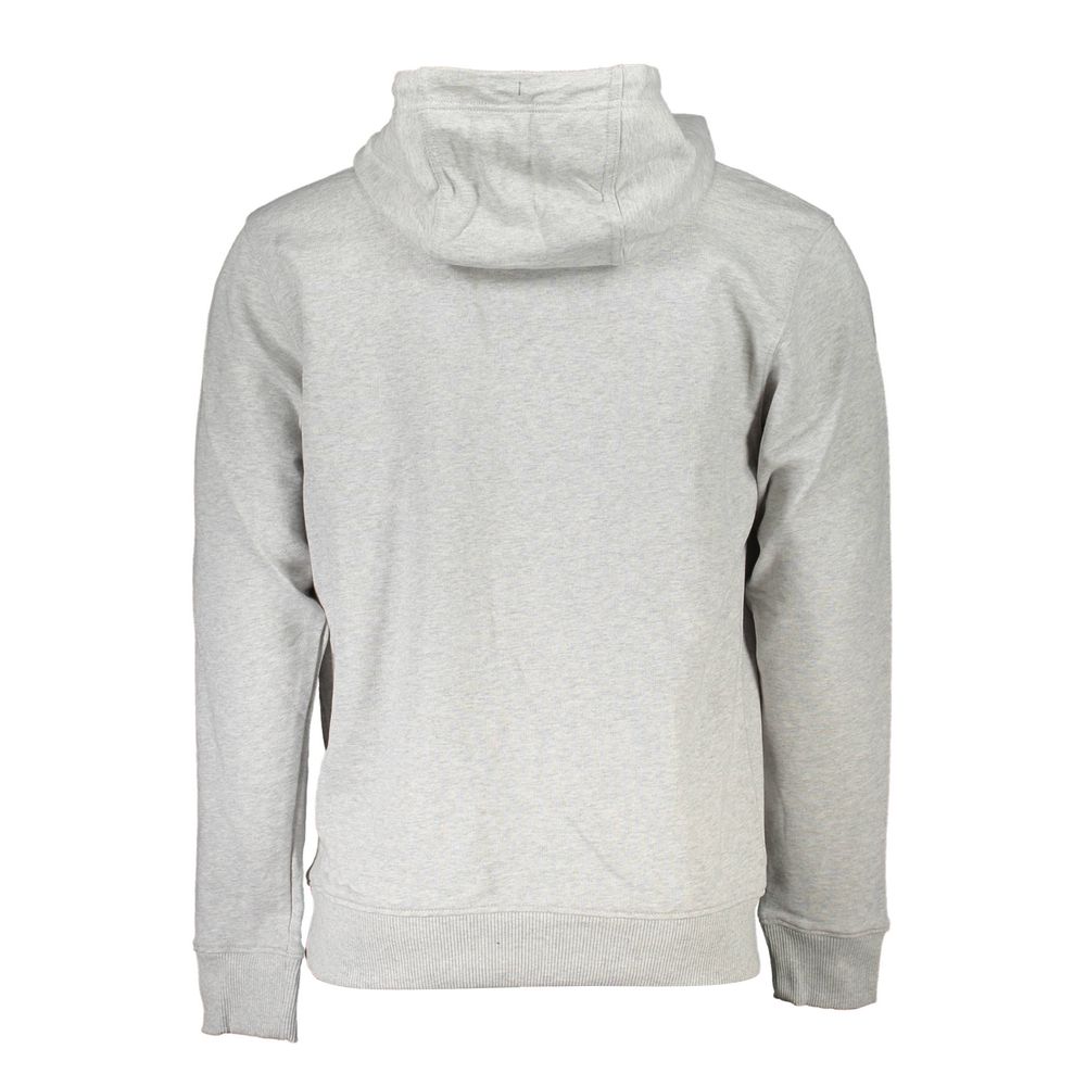 Tommy Hilfiger Grigio Cotton Men's Hoodie - Image 2
