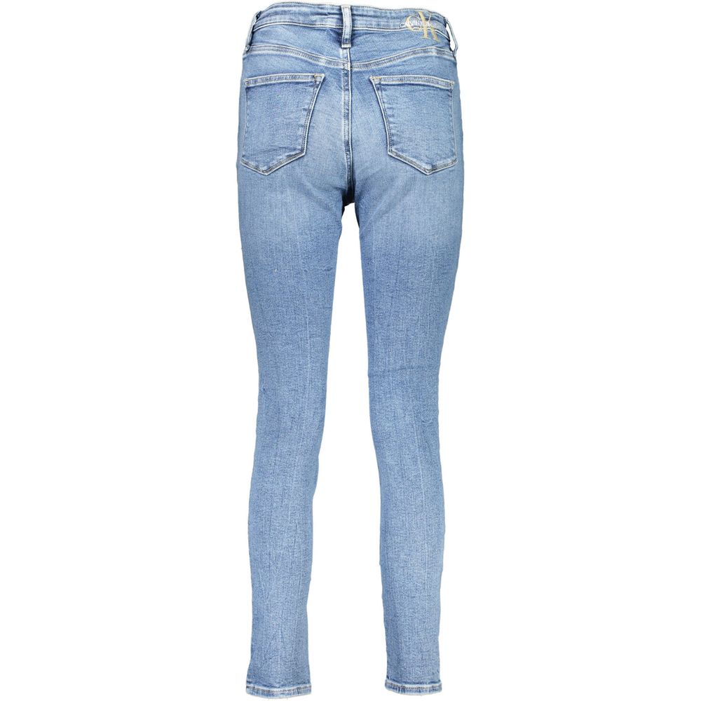 Calvin Klein Azzurro Cotton Women's Skinny Jean - Image 2