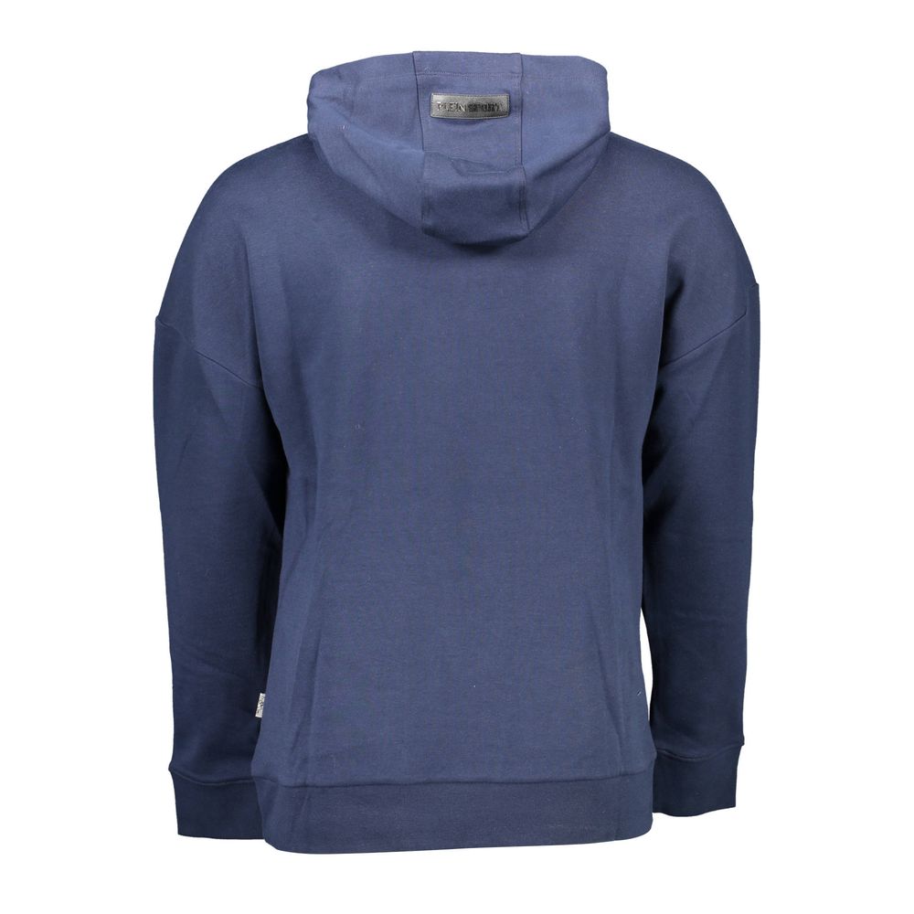 Plein Sport Blue Cotton Men's Hoodie - Image 2