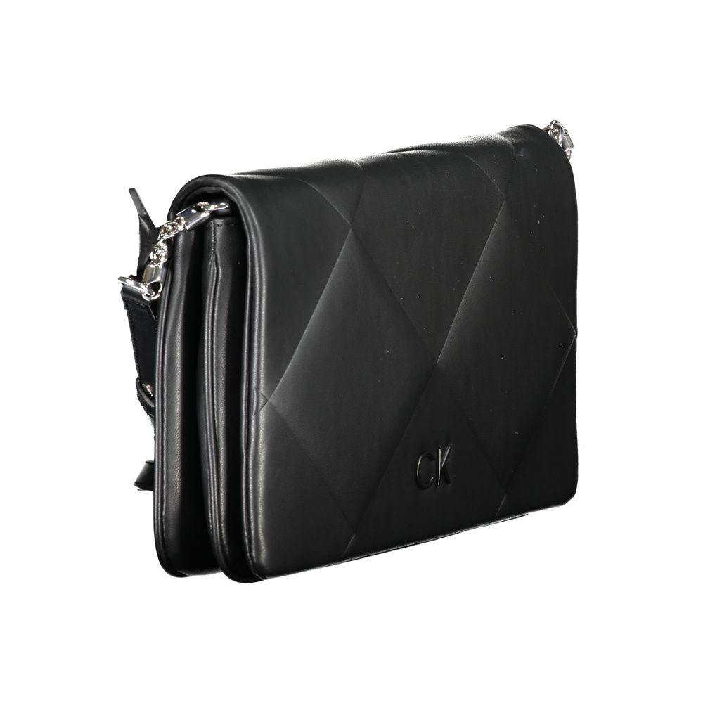 Calvin Klein Black Polyurethane Women Handbag - Image 3