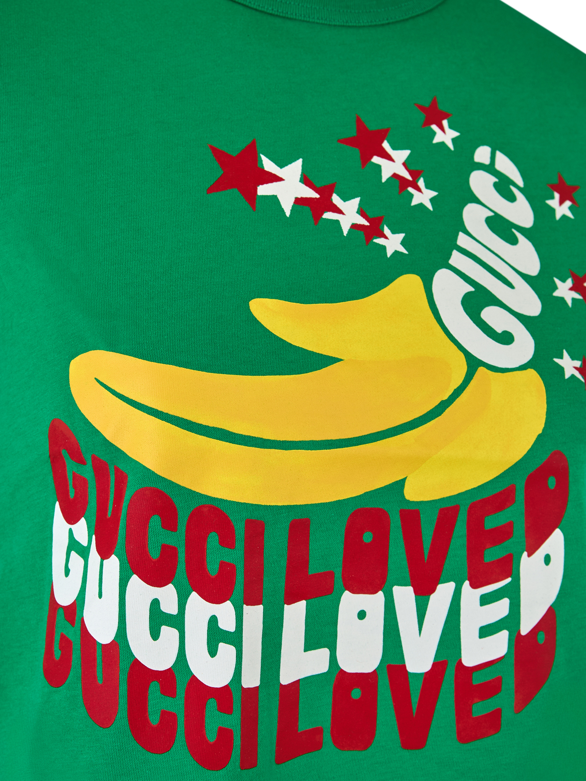 Gucci Green Cotton Logo T-Shirt - Image 3