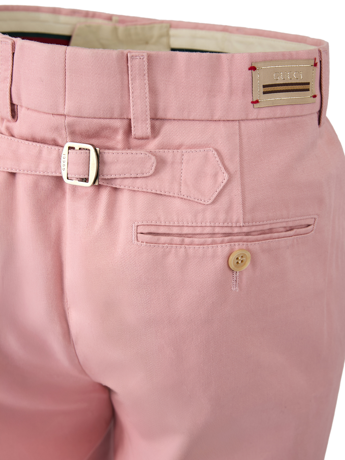 Gucci Light Pink Cotton Pants - Image 2