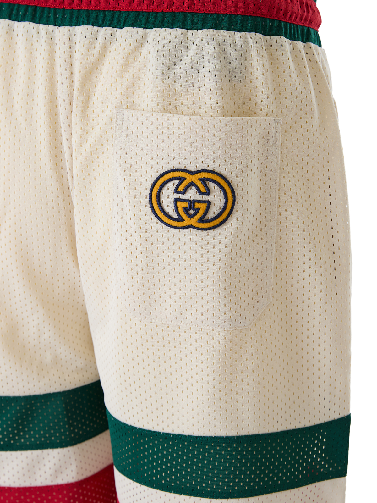 Gucci Cream polyester Logo Shorts - Image 2