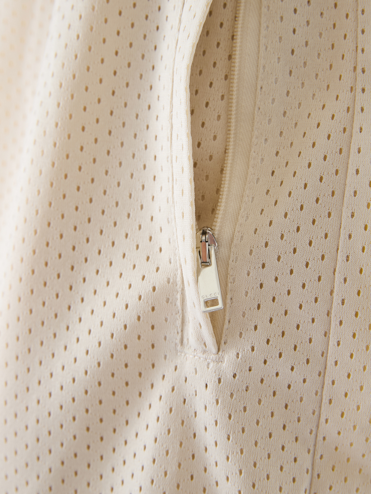 Gucci Cream polyester Logo Shorts - Image 4
