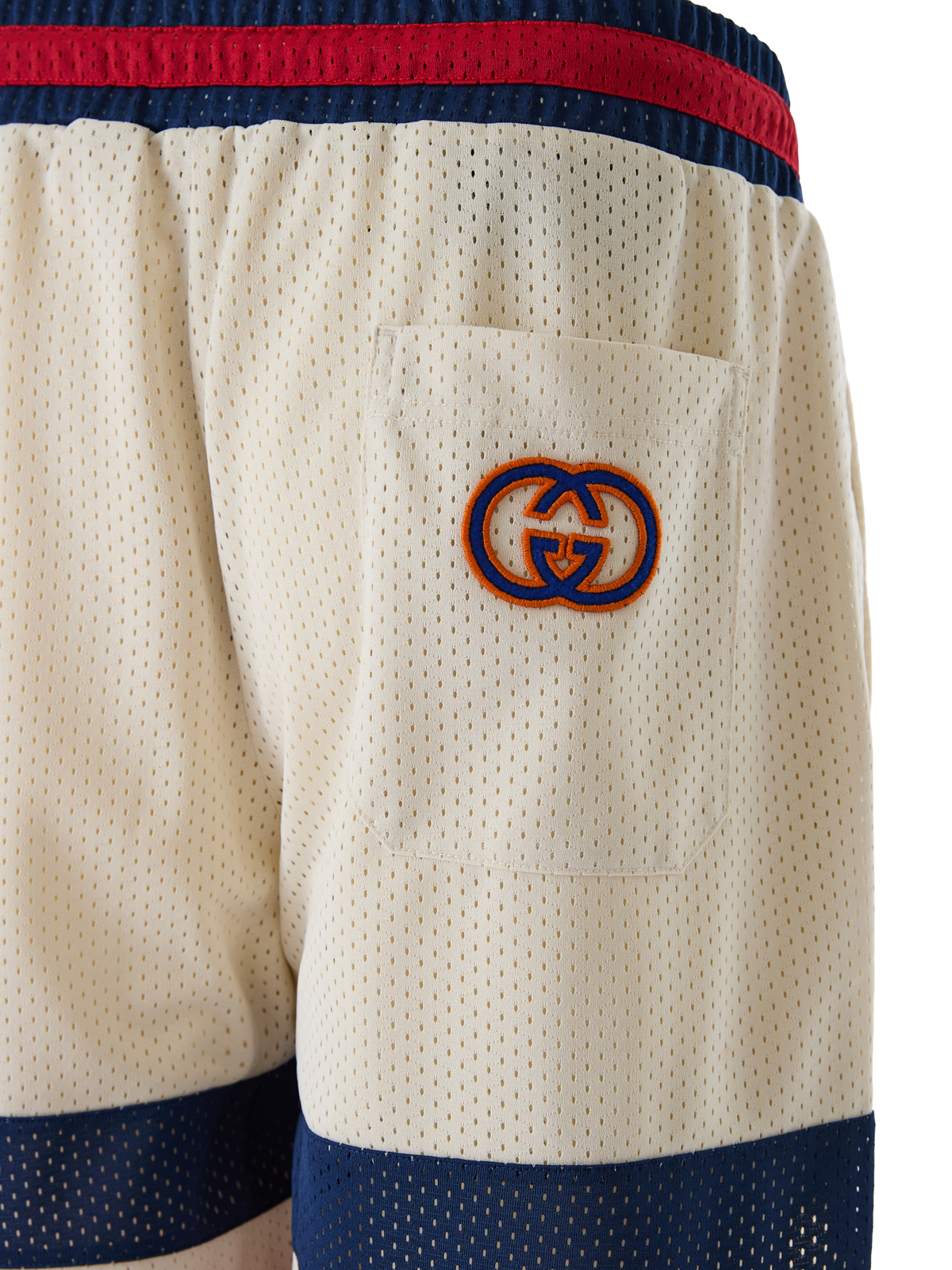 Gucci Cream polyester Logo Shorts - Image 2