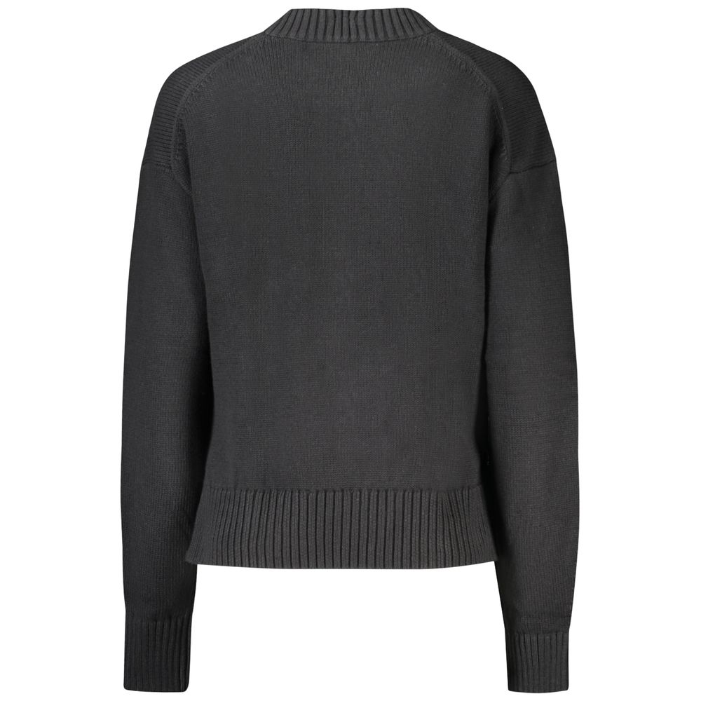 Calvin Klein Black Cotton Women Sweater - Image 2