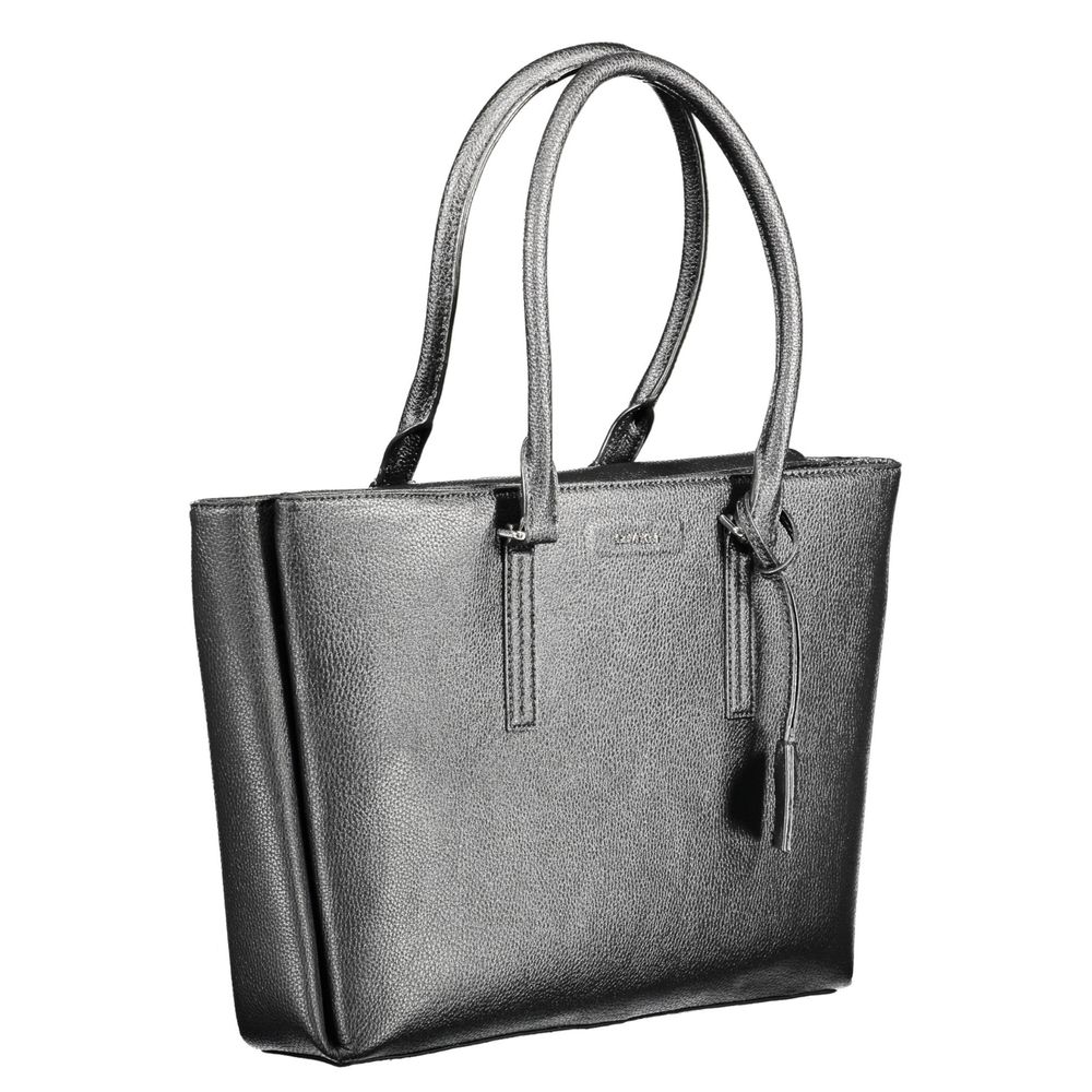 Calvin Klein Black Polyurethane Women Shoulder Bag - Image 2