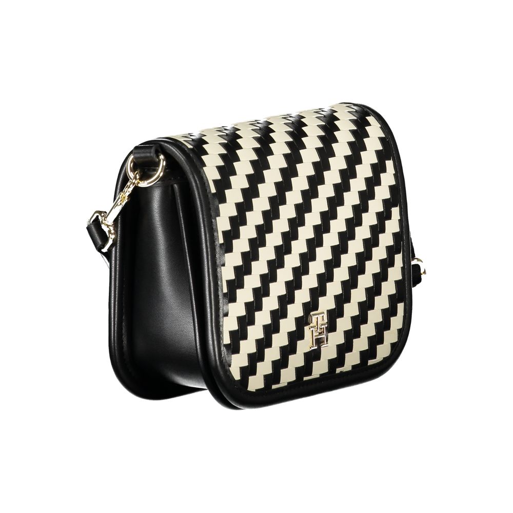 Tommy Hilfiger Black Polyurethane Women Handbag - Image 3