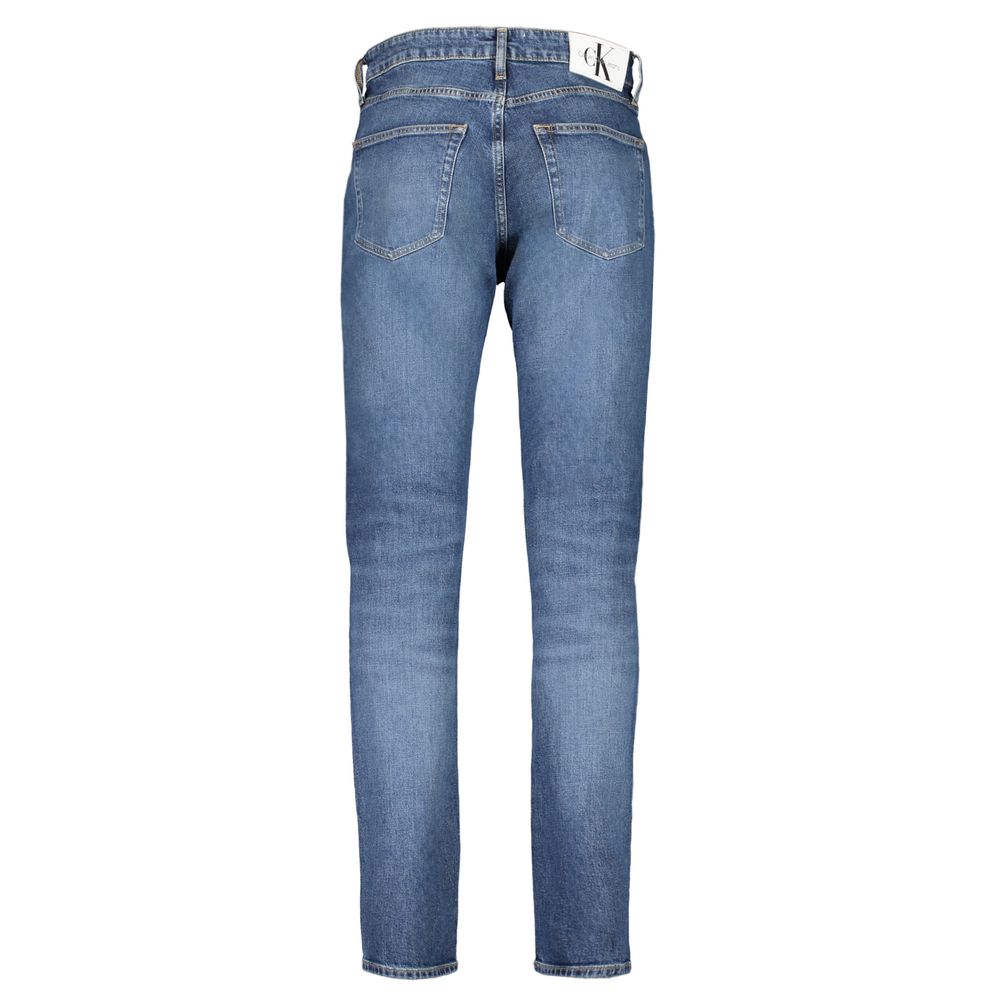 Calvin Klein Blue Cotton Men's Jean - Image 2