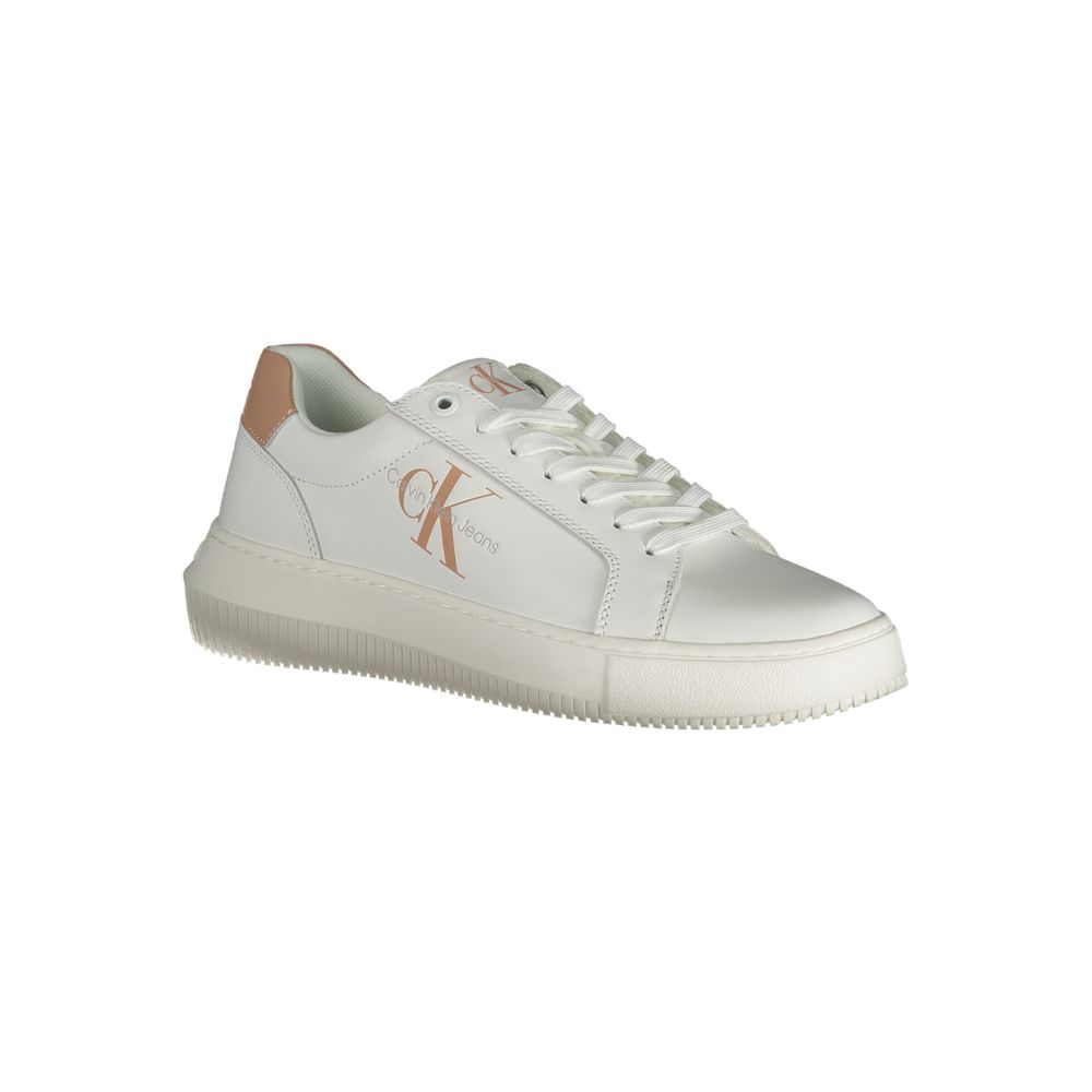 Calvin Klein White Leather Women Sneaker - Image 2