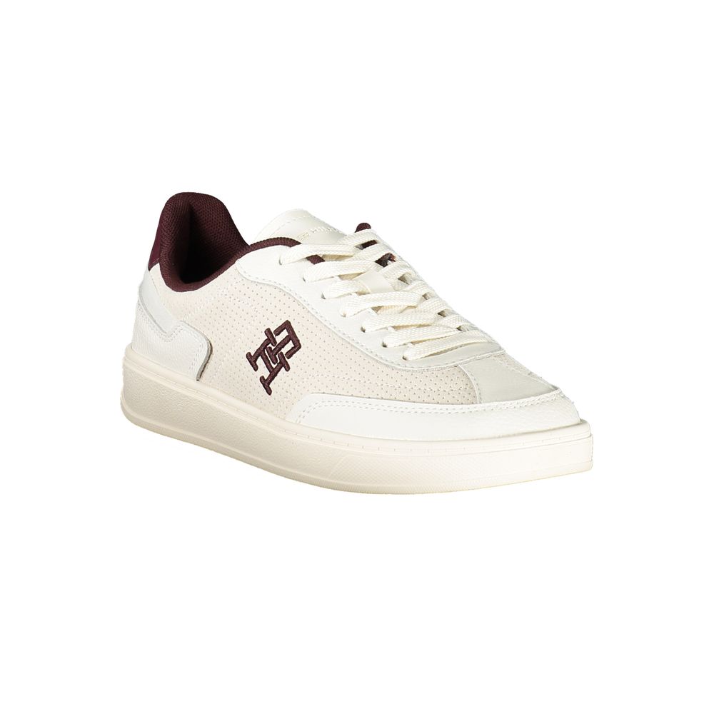 Tommy Hilfiger Beige Polyurethane Women Sneaker - Image 2