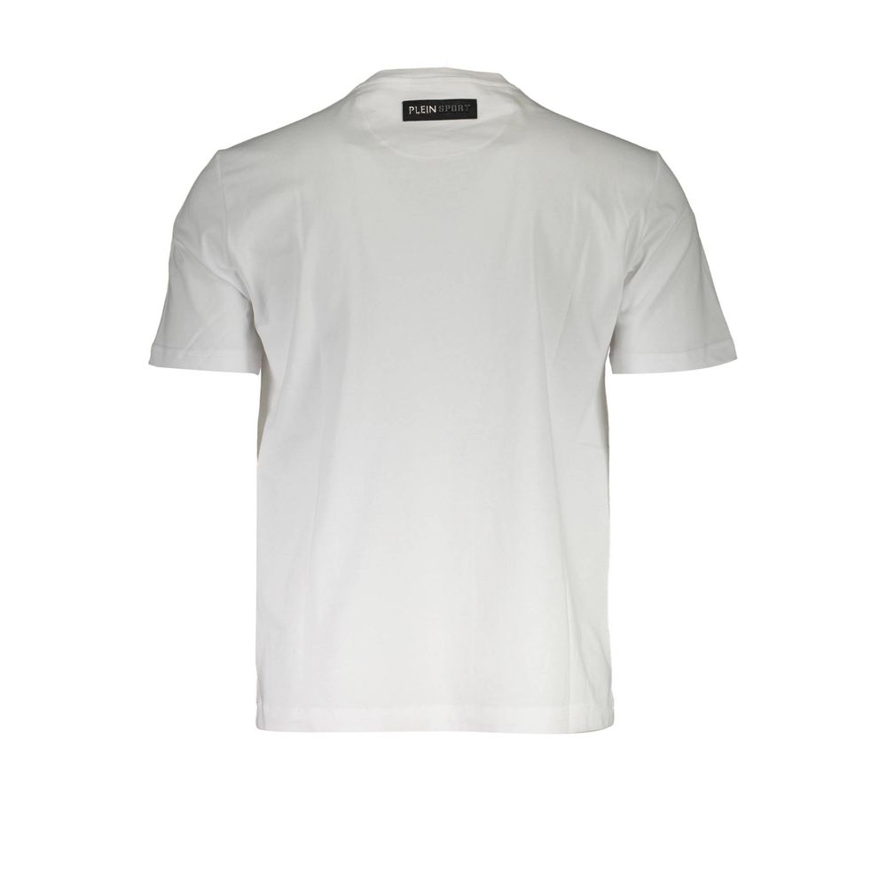 Plein Sport White Cotton Men T-Shirt - Image 2
