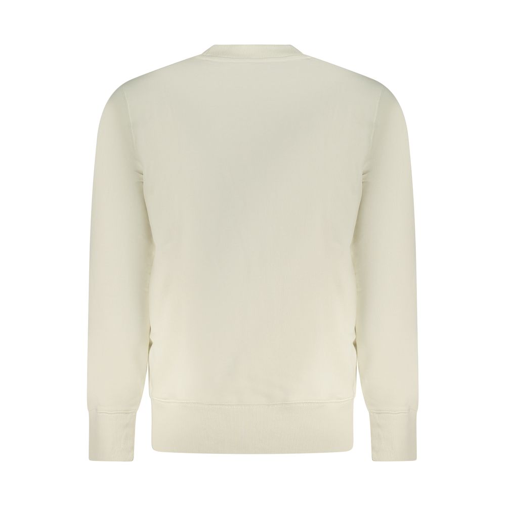 Calvin Klein Beige Cotton Men's Sweatshirt - Image 2