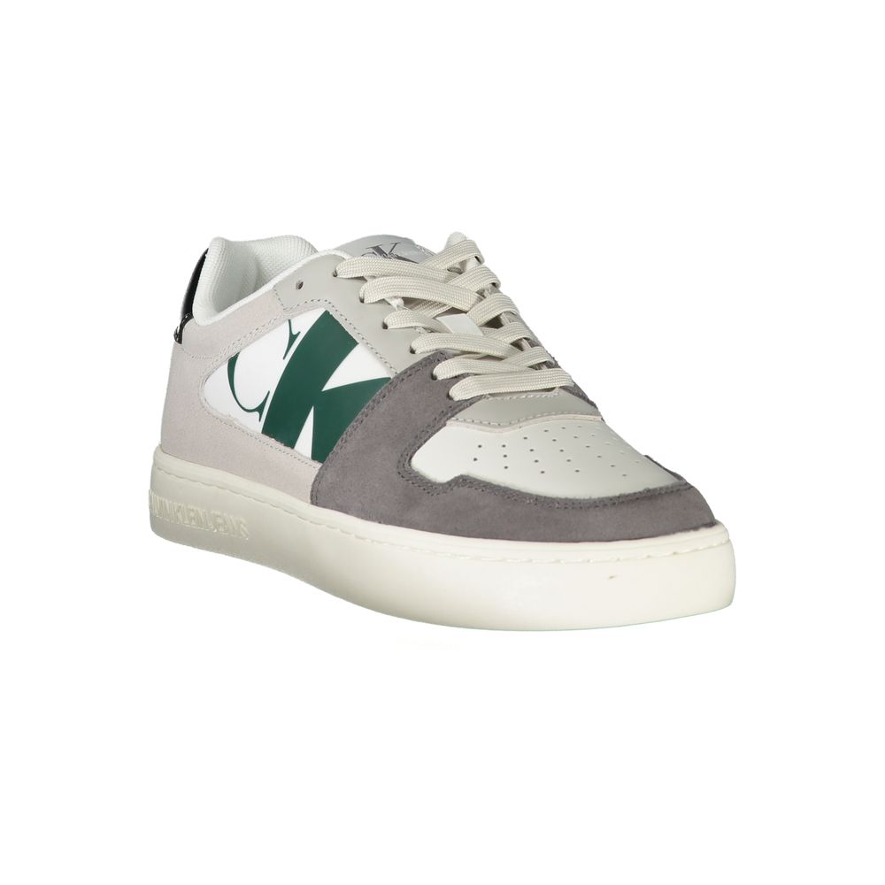 Calvin Klein White Polyester Men Sneaker - Image 2
