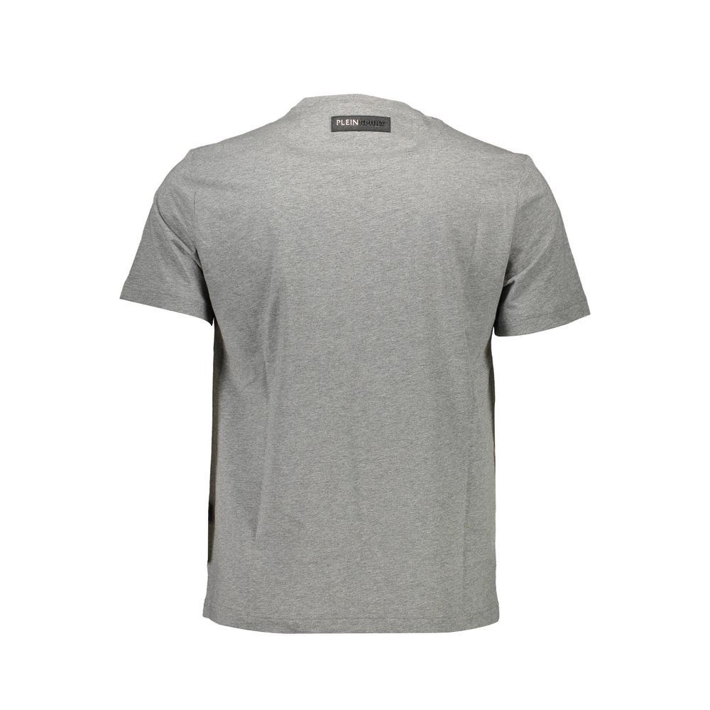 Plein Sport Grigio Cotton Men's T-Shirt - Image 2
