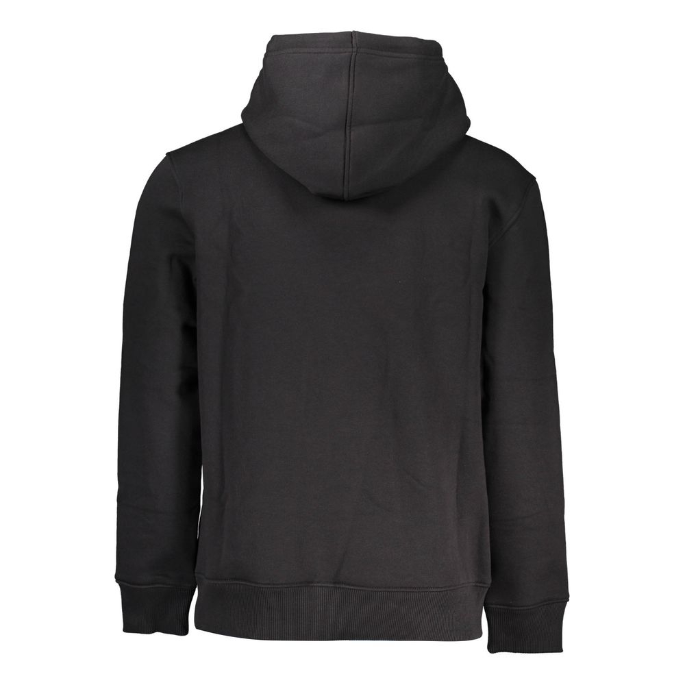 Calvin Klein Black Cotton Men's Sweater Hoodie - Image 3