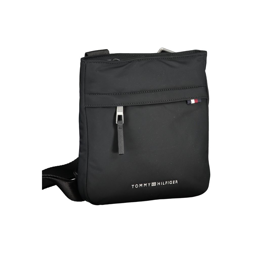 Tommy Hilfiger Black Polyurethane Women Shoulder Bag - Image 3