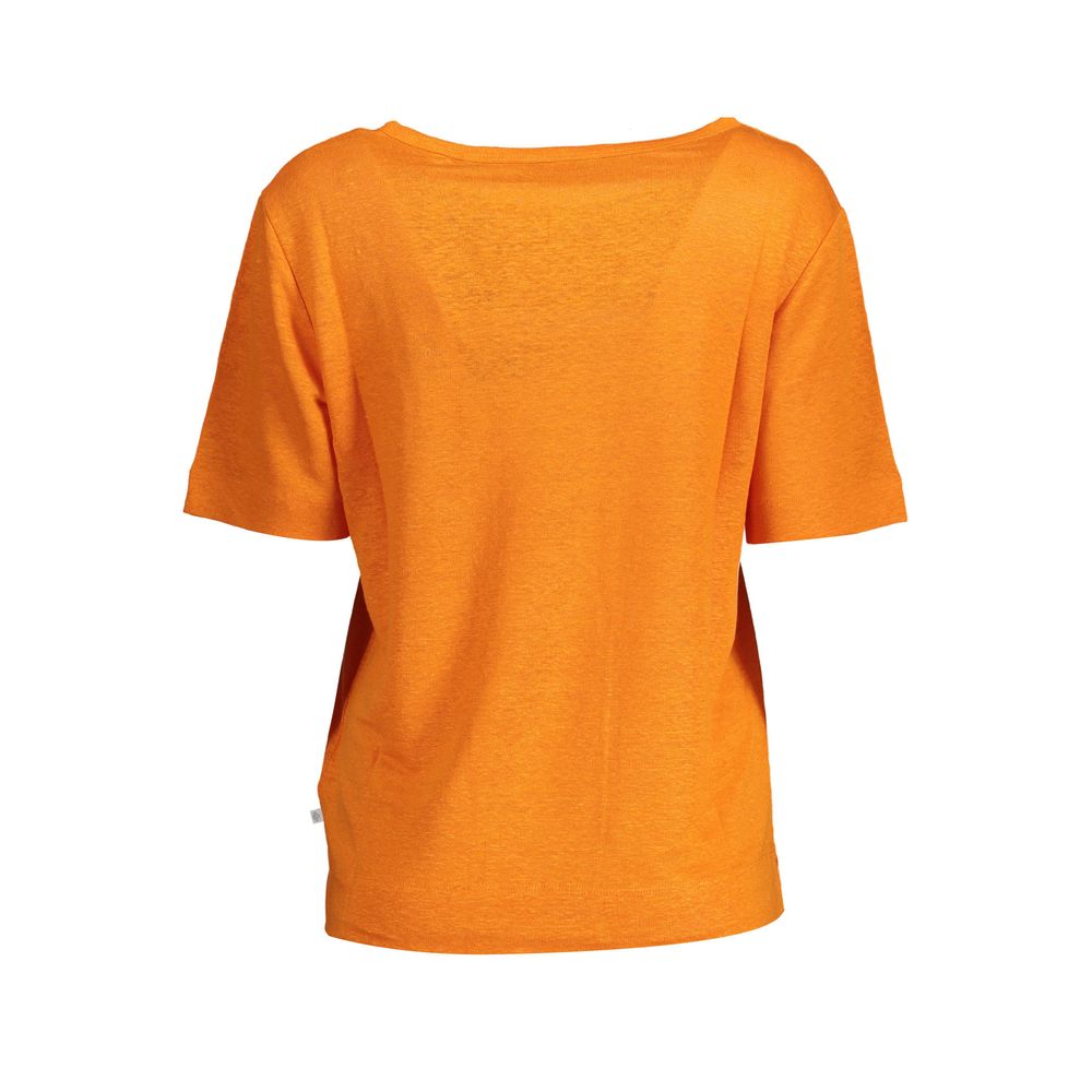 Gant Arancione Linen Women T-Shirt - Image 2