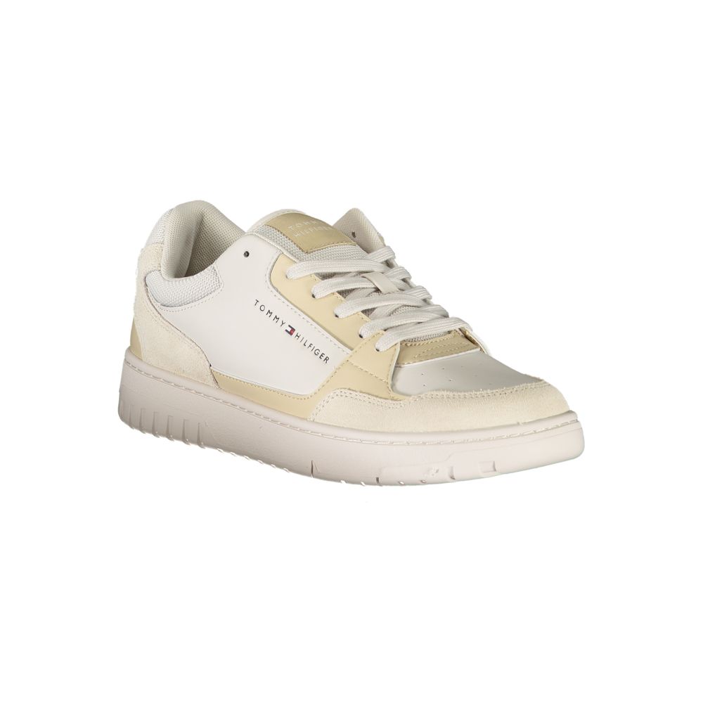 Tommy Hilfiger Beige Polyurethane Men Sneaker - Image 2