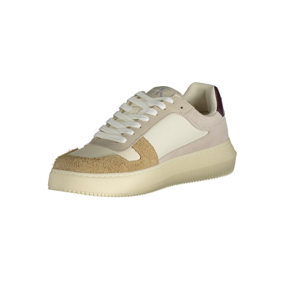 Calvin Klein Beige Polyurethane Men Sneaker - Image 3