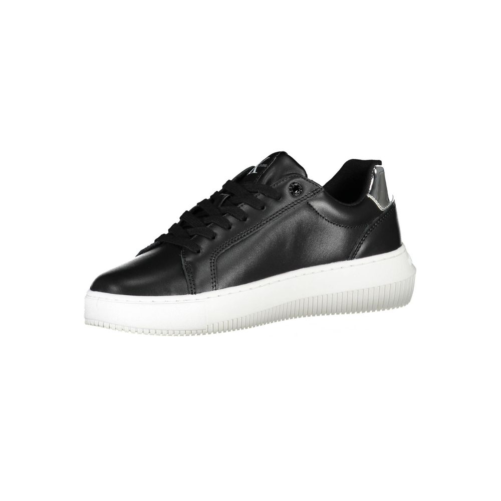 Calvin Klein Nero Leather Women Sneaker - Image 2