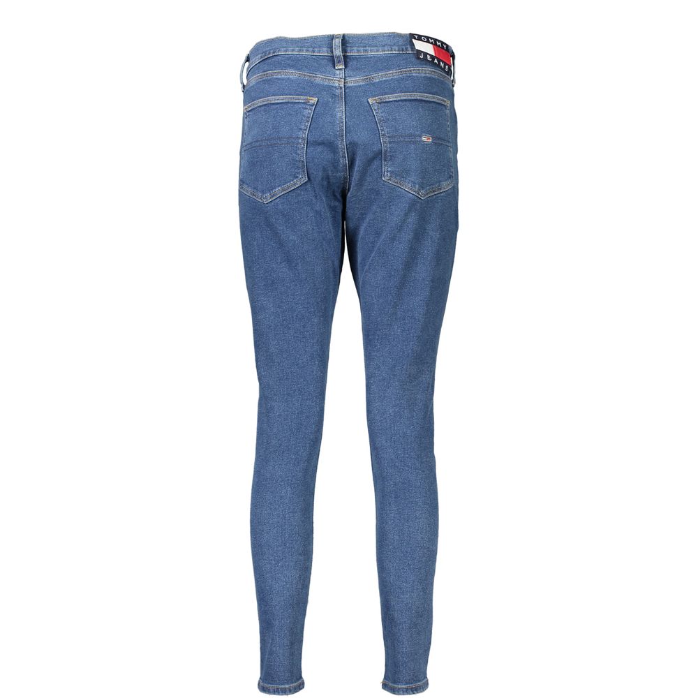 Tommy Hilfiger Blue Cotton Women's Skinny Jean - Image 2