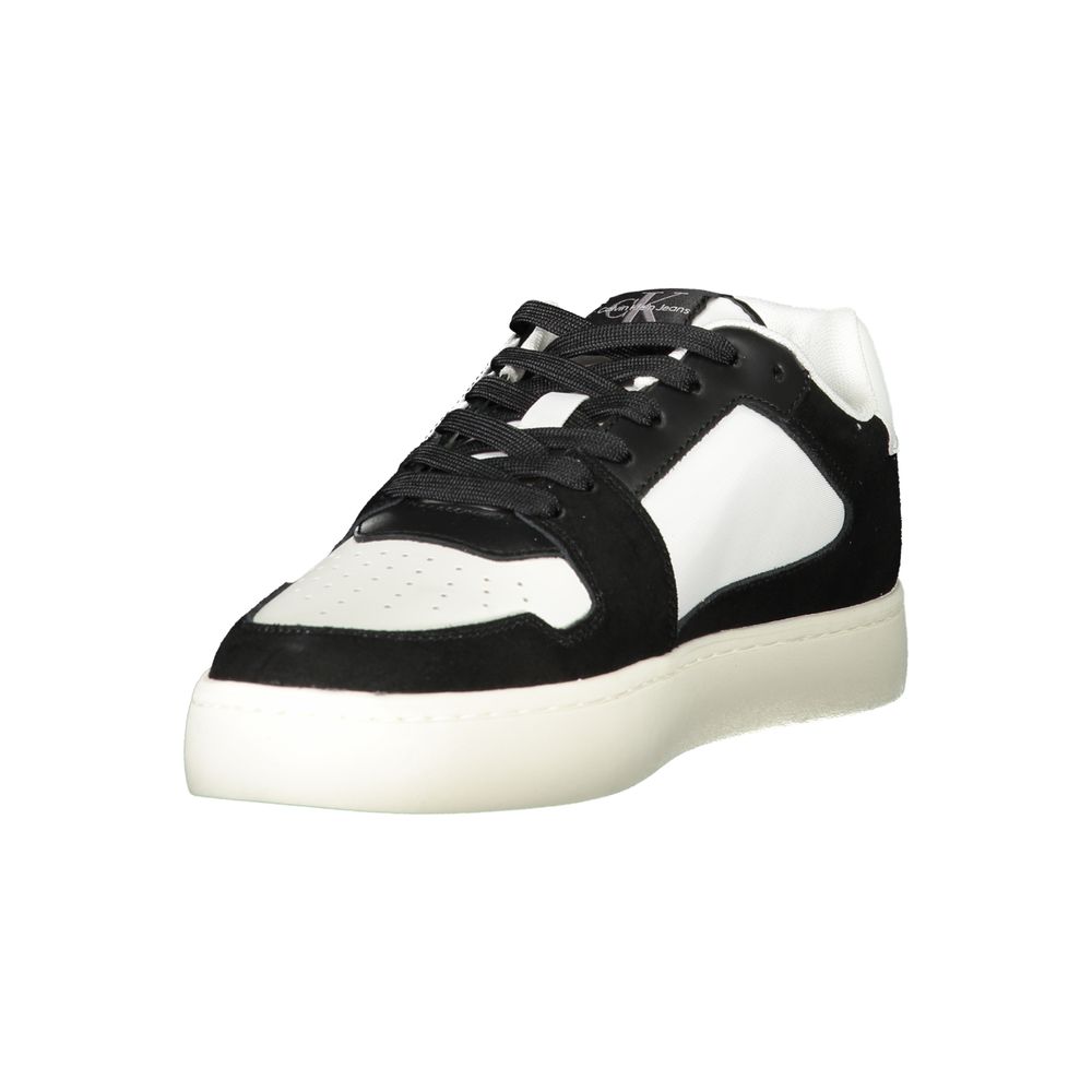 Calvin Klein White Polyester Men's Sneaker - Image 3