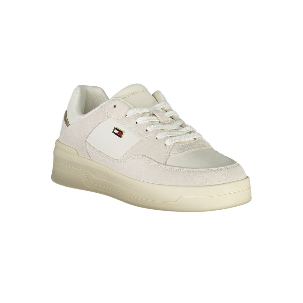 Tommy Hilfiger Bianco Polyurethane Women Sneaker - Image 2