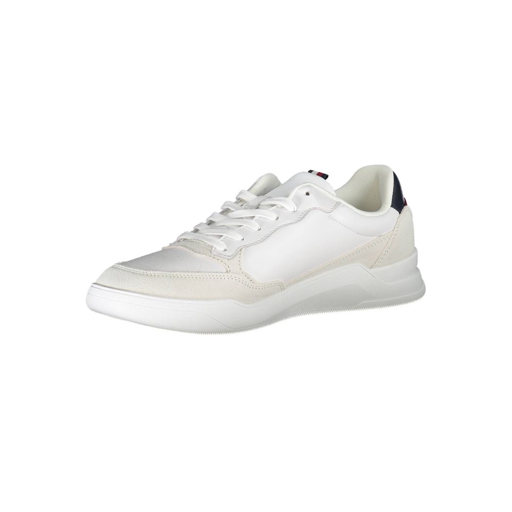 Tommy Hilfiger White Leather Men Sneaker - Image 2