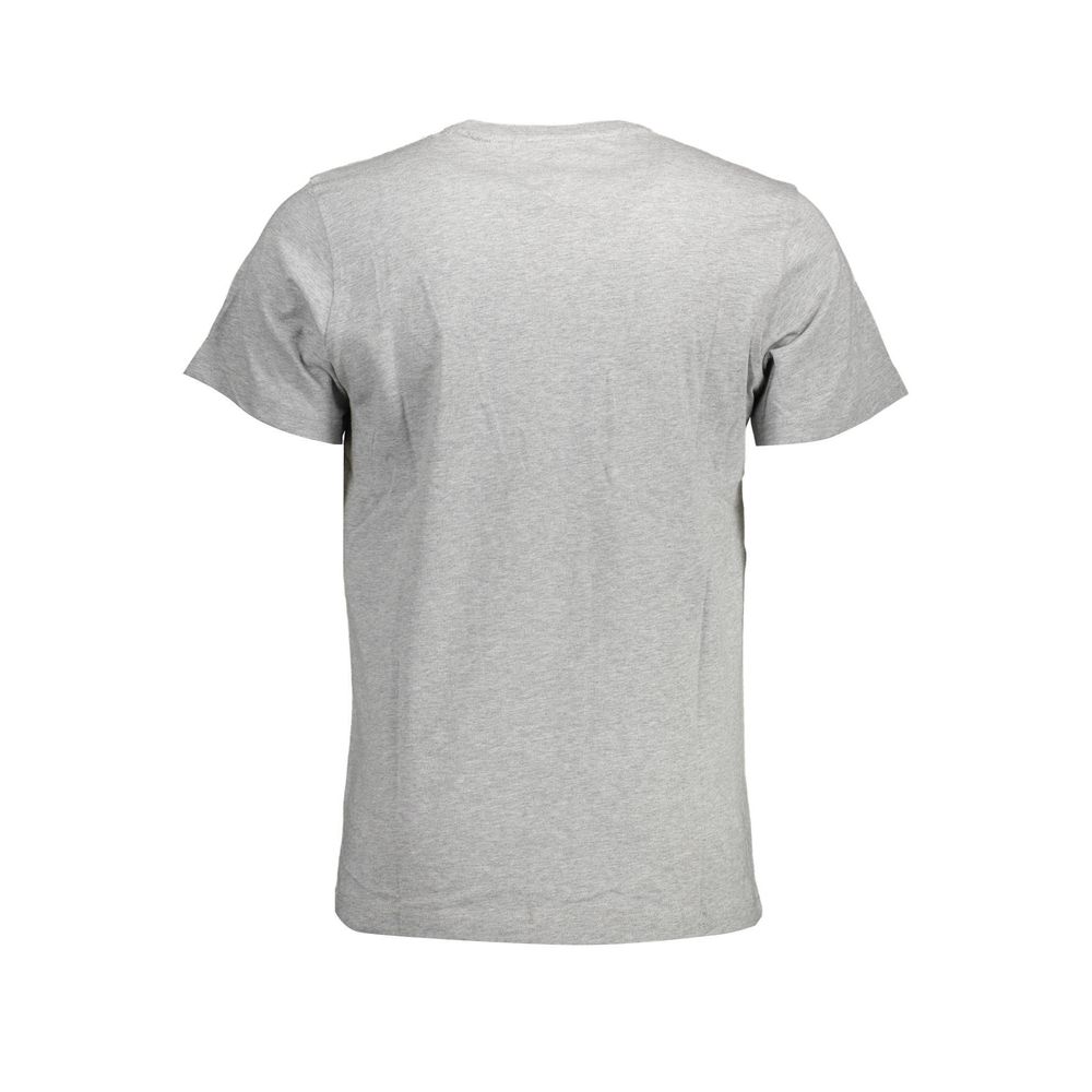 Tommy Hilfiger Grigio Organic Cotton Men T-Shirt - Image 3